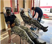 رجال الشرطة يتبرعون بالدم لصالح المرضى بـ«جنوب سيناء»