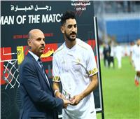 محمد حمدي زكي أفضل لاعب في مباراة سموحة وأسوان