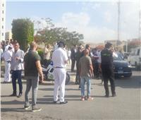 محافظ القاهرة يتفقد موقع حريق جهاز15 مايو