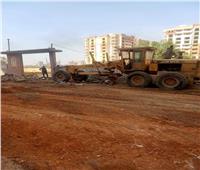 بدء أعمال رصف طريق دماريس بمدينة المنيا