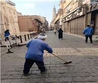 استعدادا لرمضان.. تكثيف أعمال النظافة ورفع الإشغالات بمحيط مساجد القاهرة