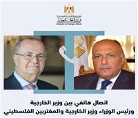 وزير الخارجية يهنئ رئيس الوزراء وزير خارجية فلسطين بتشكيل الحكومة الجديدة وتولي مهام المنصب