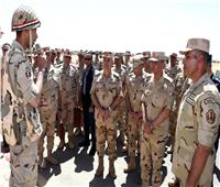 الفريق أول محمد زكي يشهد إجراءات رفع الكفاءة القتالية لوحدات مدفعية الرئاسة العامة