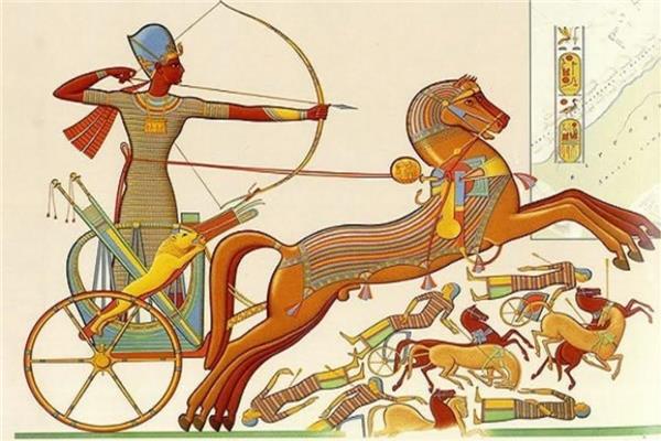 أحد النقوش الفرعونية التى تؤكد احتفالات المصريين القدماء بانتصاراتهم العسكرية