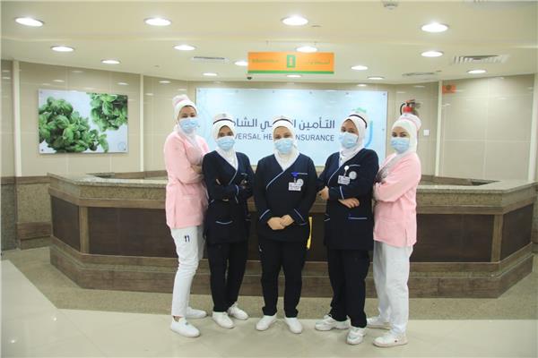 فريق طبي بإحدى مستشفيات الاسماعيلية
