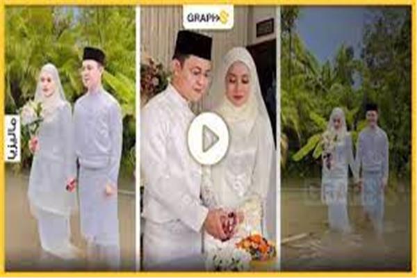 لقطة فيديو خلال مراسم الزواج