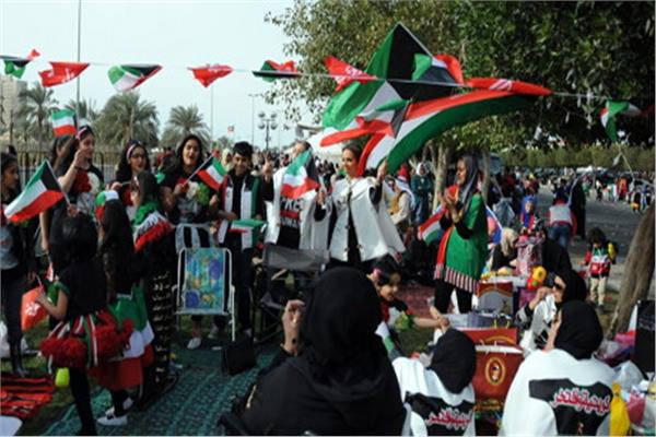 خلال الاحتفالات الوطنية بالكويت