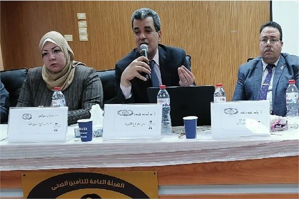 الدكتور أسامة فودة يترأس الاجتماع التنفيذى لفرع التأمين الصحى بالقليوبية