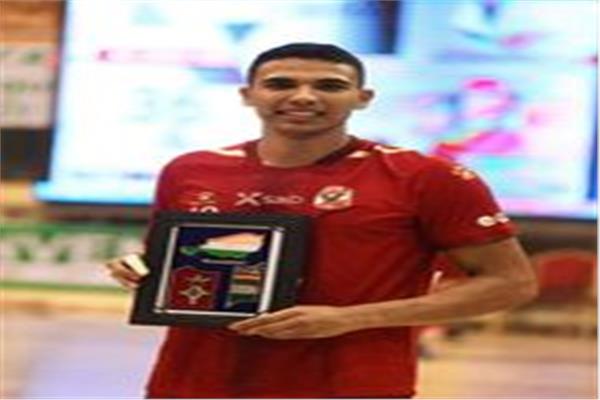 مهاب سعيد يفوز بجائزة أفضل لاعب