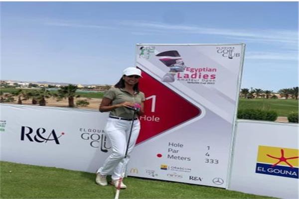  ياسمين غانم لاعبه منتخب قطر للجولف