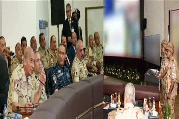 وزير الدفاع يشهد المرحلة الرئيسية لمشروع مراكز القيادة الاستراتيجى لإدارة الإشارة "أمان-3"