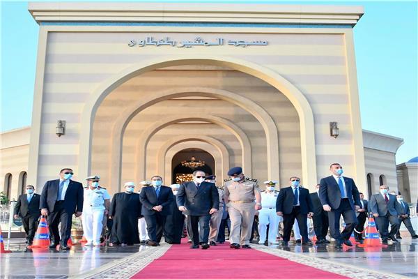  أداء الرئيس عبد الفتاح السيسي، صلاة عيد الأضحى المبارك من مسجد المشير طنطاوي