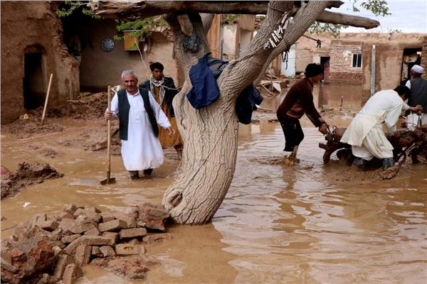 اثار الأمطار المدمرة في أفغانستان