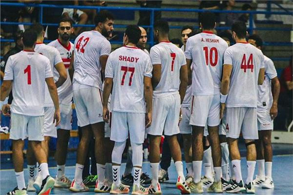 فريق يد الزمالك بالبطولة العربية لكرة اليد