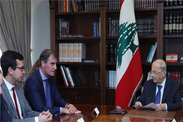 الرئيس اللبناني ومبعوثي صندوق النقد - أرشيفية