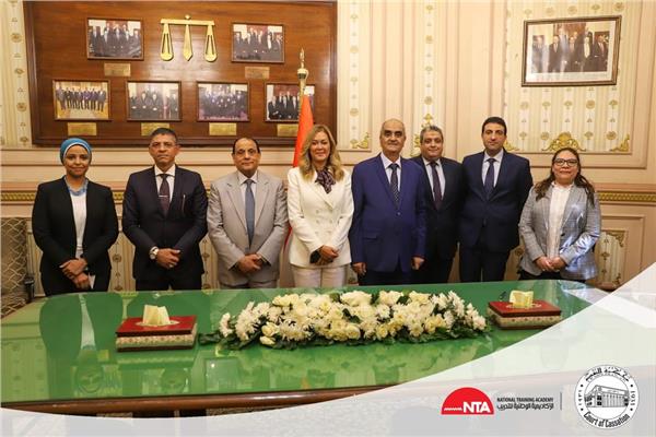 فعاليات بروتوكول التعاون بين الوطنية للتدريب ومحكمة النقض المصرية