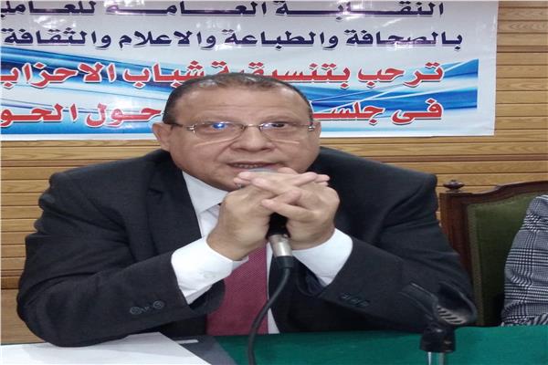 مجدى البدوى نائب رئيس الاتحاد العام لنقابات