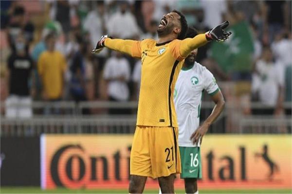 محمد العويس حارس مرمى المنتخب السعودي