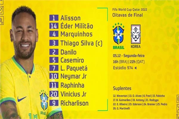 تشكيل منتخب البرازيل