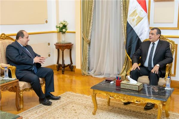 وزير الدولة للإنتاج الحربي يستقبل سفير مصر بكرواتيا