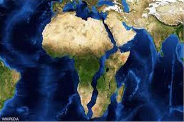 خريطة توضح انشطار أفريقيا وظهور محيط جديد