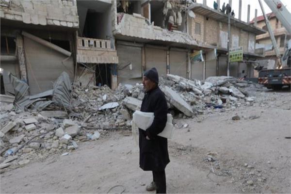 صورة أرشيفية لزلزال سوريا