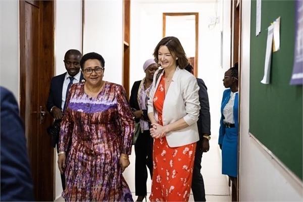 وزيرة الخارجية السلوفينية تلتقى نظيرتها التنزانية