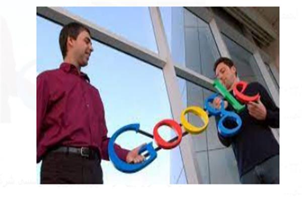 الصديقان “لاري بيج” و “سيرجي برين” مؤسسى شركة جوجل