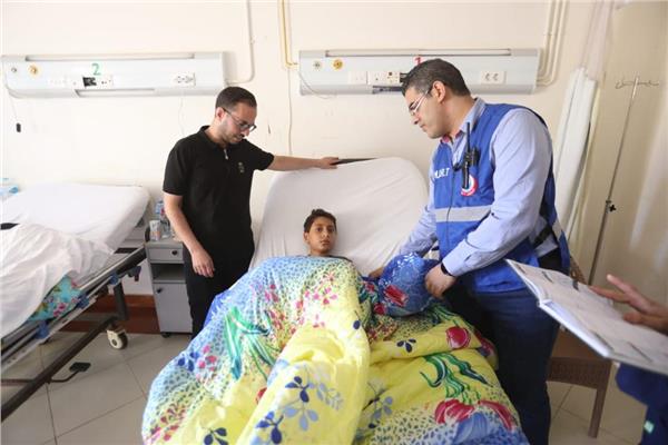 المصابين في أحداث غزة