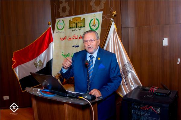الدكتور محمد الكحلاوى رئيس المجلس العربى للاتحاد العام للآثاريين العرب 