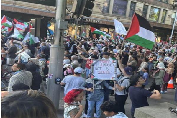 مظاهرات سيدني دعما لفلسطين