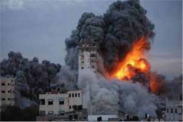 اثار الدمار في غزة