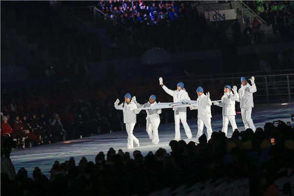 افتتاح الأولمبياد الشتوية بكوريا 