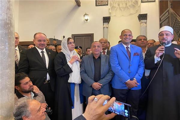 د. مصطفى وزيري خلال افتتاح مسجد على المحلي برشيد