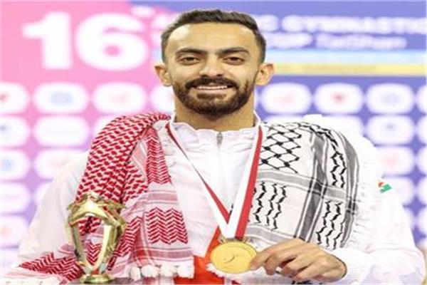 أحمد أبو السعود، لاعب المنتخب الأردني للجمباز