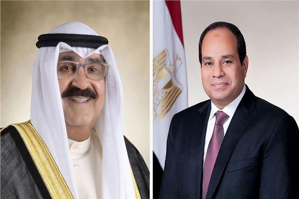الرئيس عبد الفتاح السيسي وأمير دولة الكويت