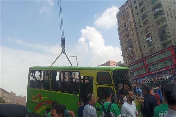 سقوط أتوبيس في ترعة الشرقاوية