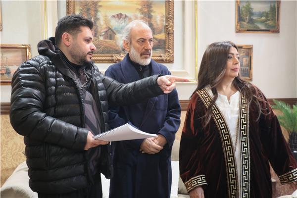 غسان مسعود مع المخرج