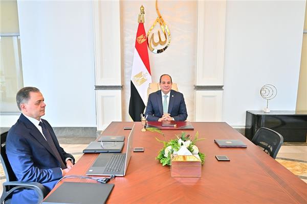 الرئيس عبد الفتاح السيسي خلال اللقاء