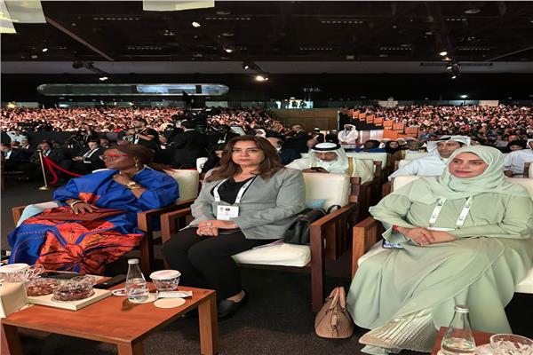 «وزيرة البيئة»خلال المشاركة فى إفتتاح المؤتمرالعالمي للحفاظ على الطبيعة بأبوظبي
