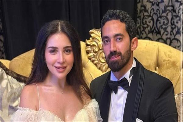 مى عز الدين و زوجها أحمد تيمور