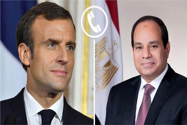 الرئيس يتلقي اتصال من رئيس فرنسا 