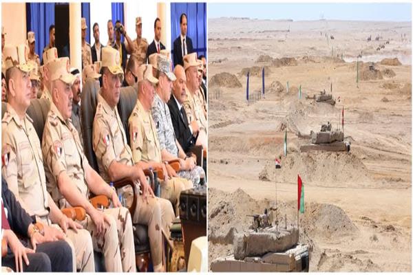  وزير الدفاع يشهد تنفيذ المرحلة الرئيسية للمشروع