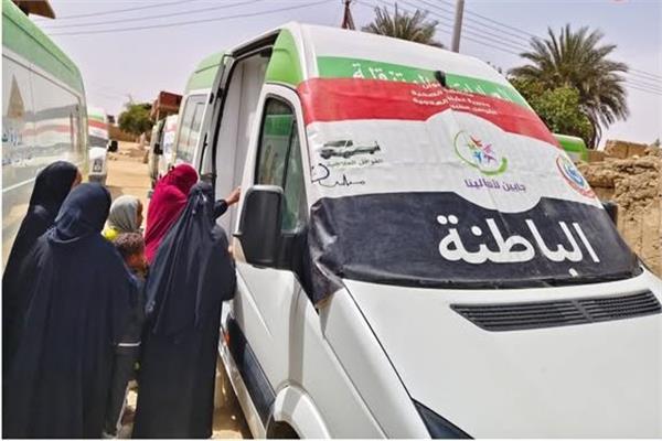 احدي القوافل الطبية 