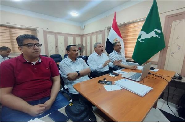 خلال الأجتماع للتحضير لأمتحانات الثانوية العامة
