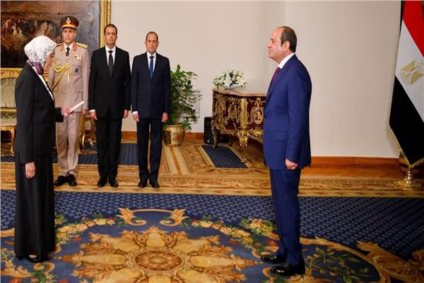 المستشارة هدى عيسى تؤدي اليمين القانونية