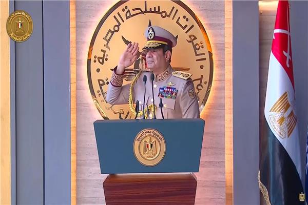الرئيس السيسي يهنئ الشعب المصري بفوز المنتخب الوطنى فى كأس العالم