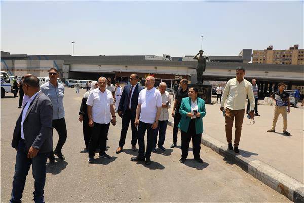 محافظ القاهرة يتابع أعمال إعادة الانضباط لمنطقة دائري السلام