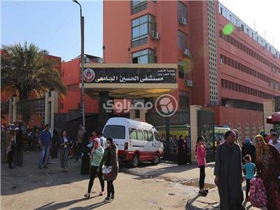 عميد كلية طب الأزهر يتابع أعمال التطوير  بمستشفى الحسين الجامعي