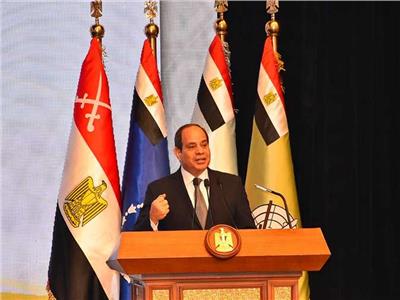 السيسي: مصر لم تسع يوما لحروب أو نزاعات لكن تمد يدها بالخير والبناء